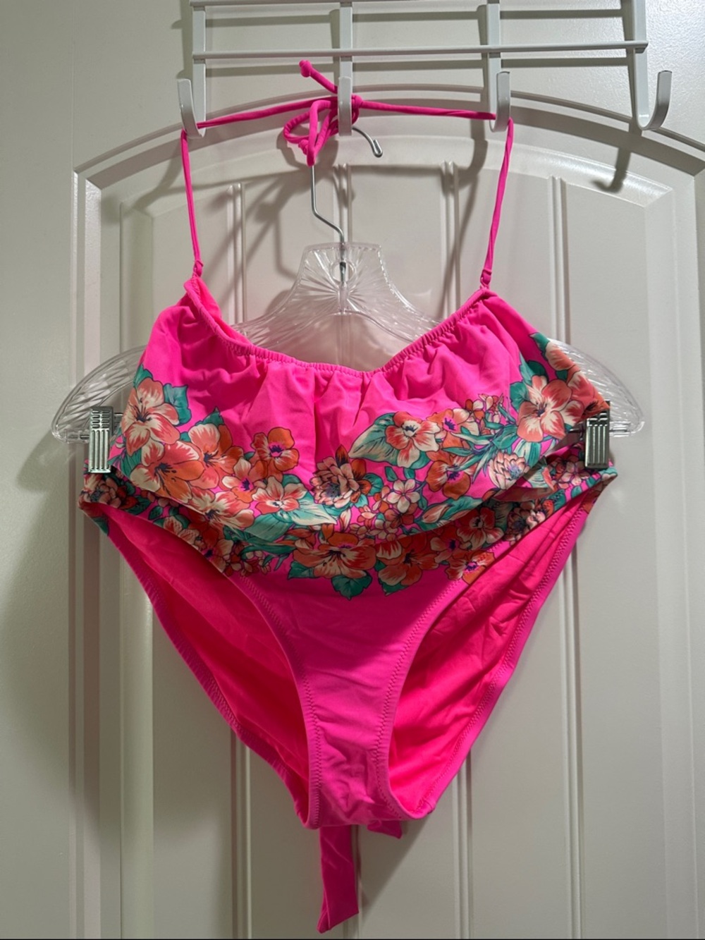 American Eagle Outfitters Hot Pink Floral Bikini